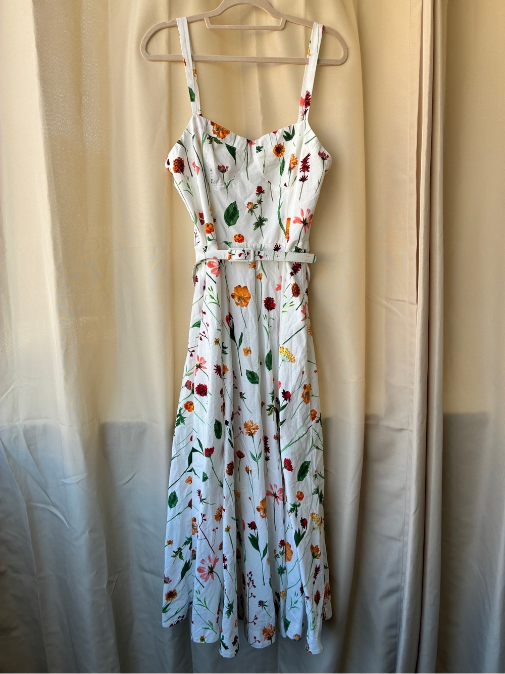NWT Antonio Melani x Style by Simkins Maybry Floral Print Poplin Maxi Dress - Picture 4 of 15
